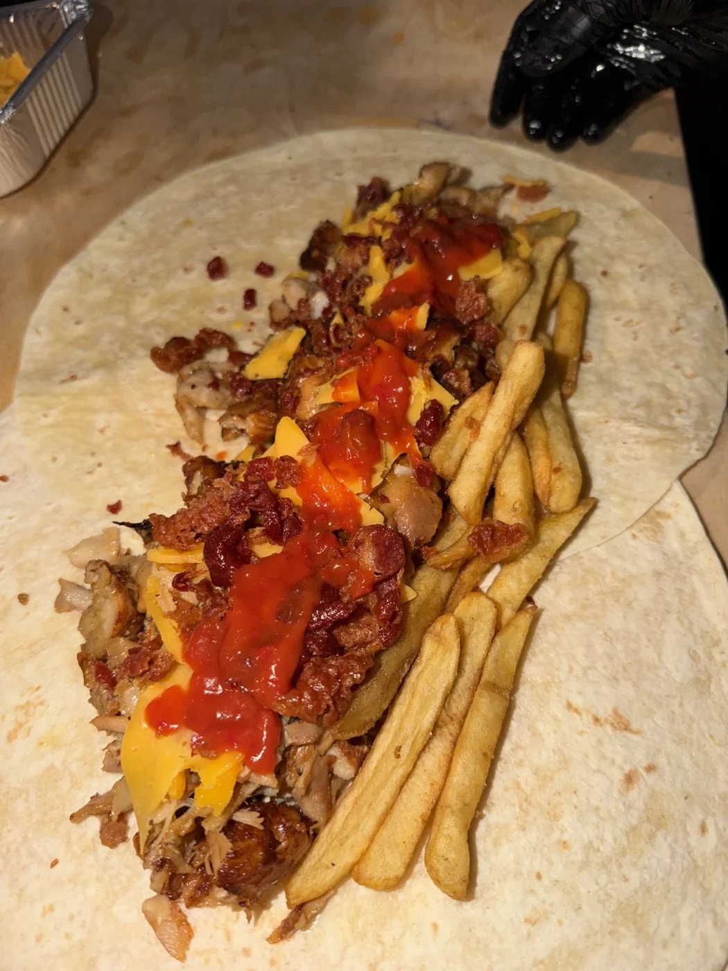 La preparazione della piadina